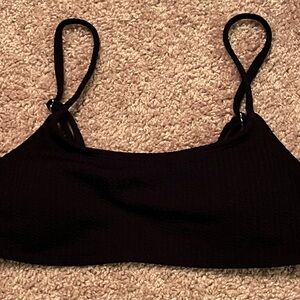 Black Women's Swim Top